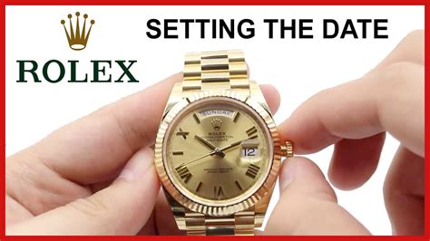 rolex watch time change